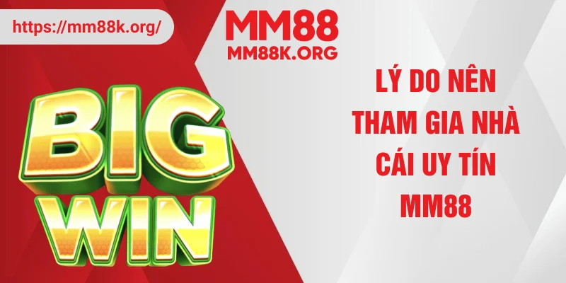 Lý do nên tham gia nhà cái uy tín MM88